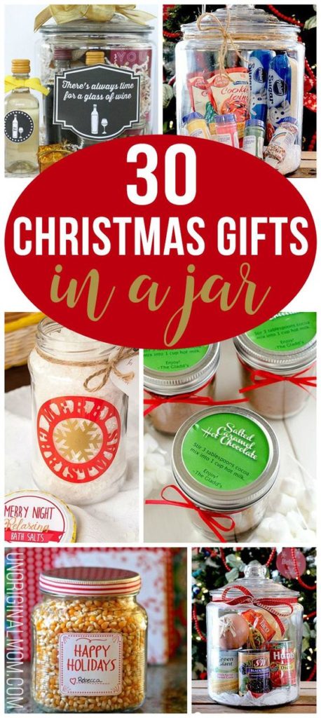 DIY mason jar christmas gifts