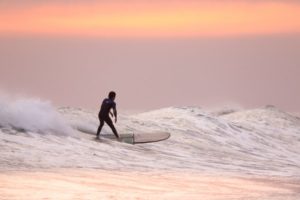 Catching the waves is a great way of celebrating Labor Day on a budget.